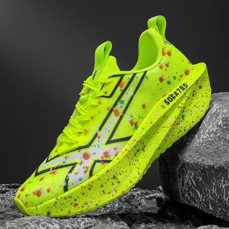 Luxury Design Lightweight  EVA Cushioned Outsole Running Shoes Gym Training Daily Jogging Fashion Parent-child coupleSneakers