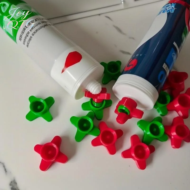 Hot Caulk Cap Sealant Saver Anti‑Drying Silicone Caulk Tube Protector Glue Nozzle Cleaner For Standard Caulking DIY Accessory