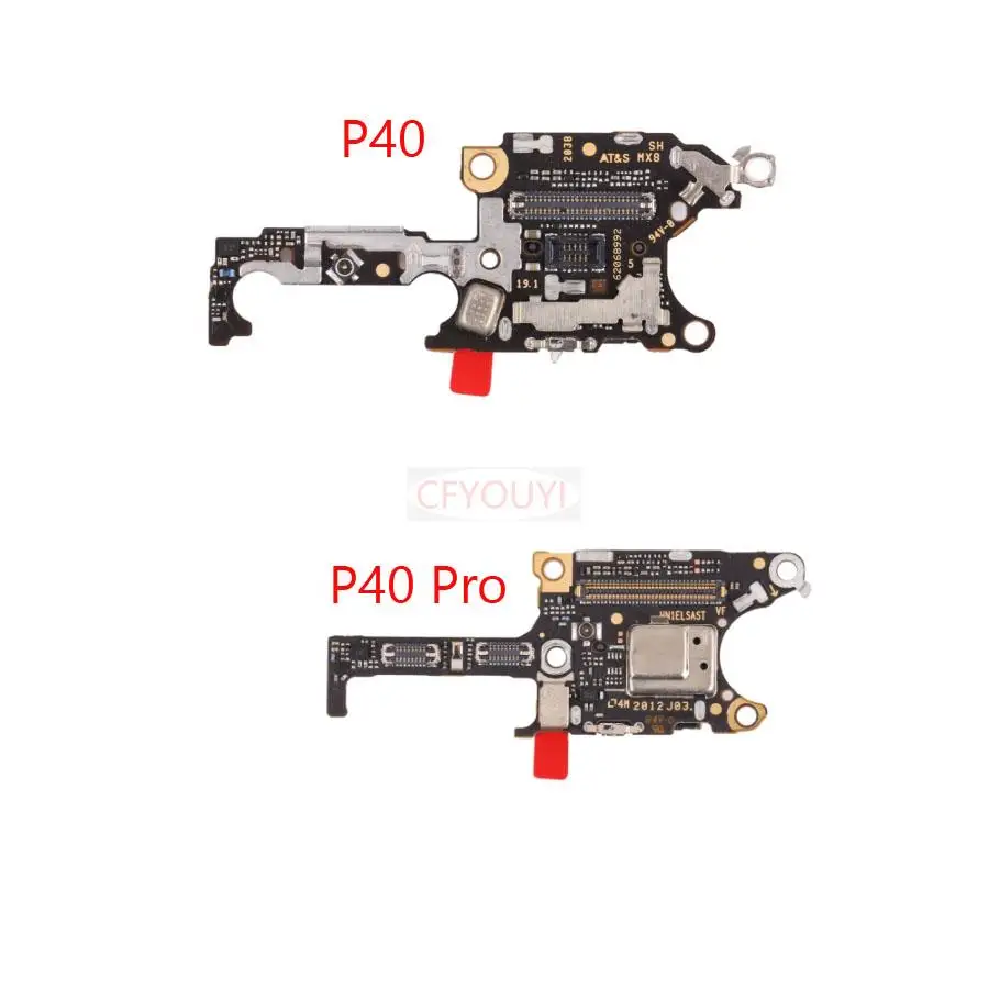 

Считыватель SIM-карт с микрофоном, микрофонный контактный гибкий кабель, запасная часть для Huawei P40 P40 Pro