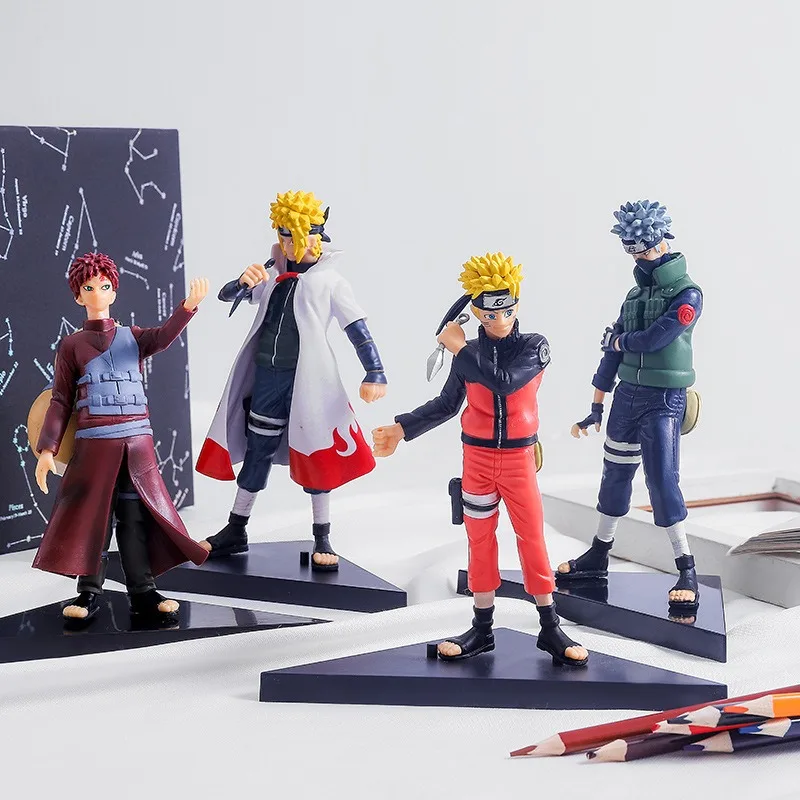 

Naruto Anime Figure Naruto Sasuke Itachi Statue Collection Figurine Toys Model Action Figures Desktop Ornament For Children Gift