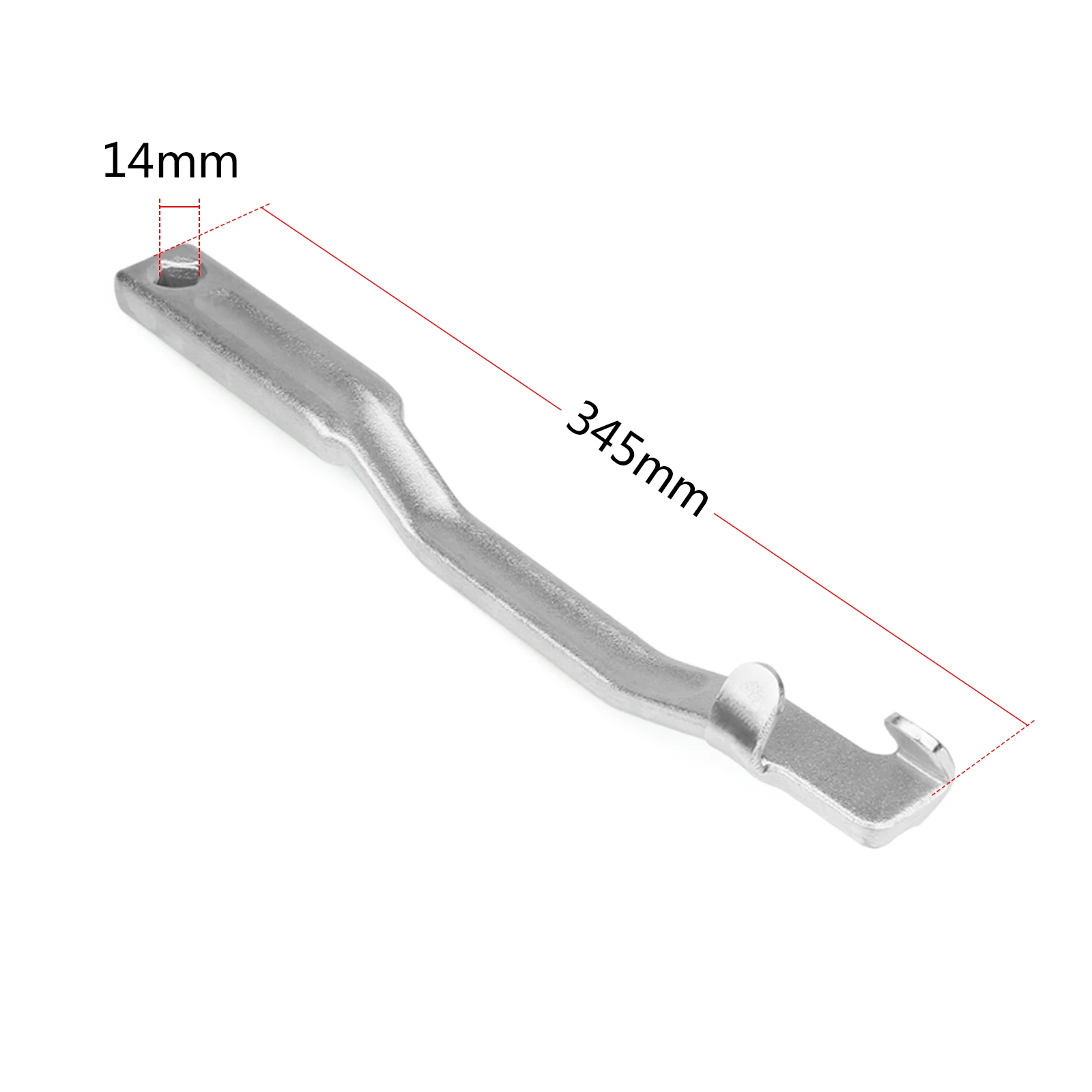 Wrench Extension Rod Socket Extension Bar Heavy Duty Spanner Extender Wrench Extender Tool Bar For Universal 13.3inch