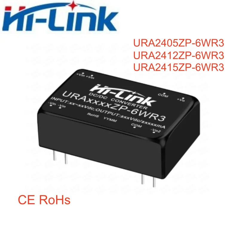 modulo-de-alimentacao-isolado-dc-dc-hi-link-ura2405-12-15zp-6wr3-6w-4-1-entrada-ampla-isolamento-1500vdc-fonte-de-alimentacao-para-controle-industrial