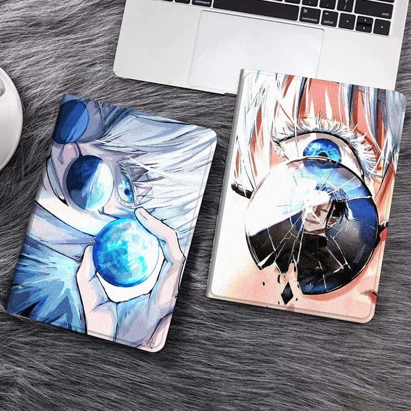 

J-Jujutsu K-Kaisen G-Gojo Tablet Case For Samsung Galaxy Tab S7 S8 S9 S10 FE Lite Gift