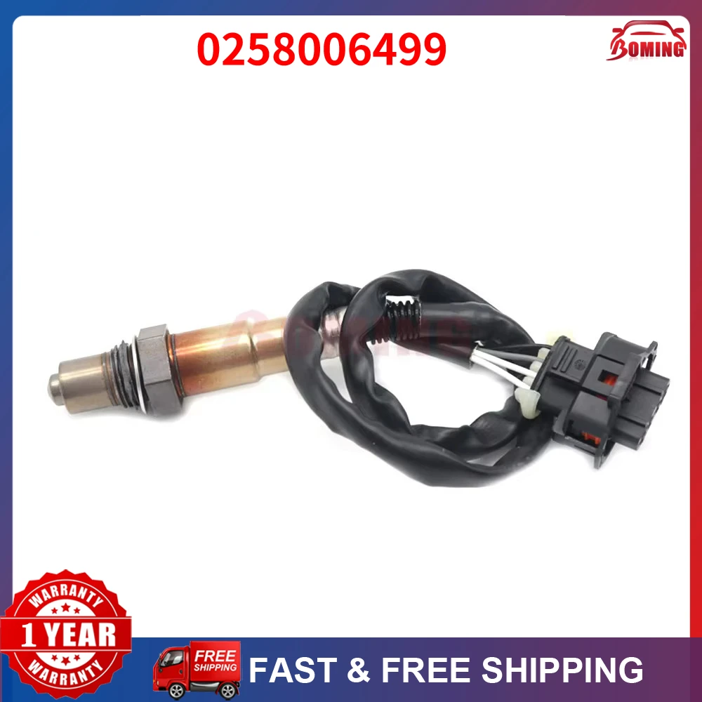 New Car Air Fuel Ratio Lambda O2 Oxygen Sensor 0258006499  0258986602 91021621 9199470 For Opel Agila A G H J Insignia 1998-2018