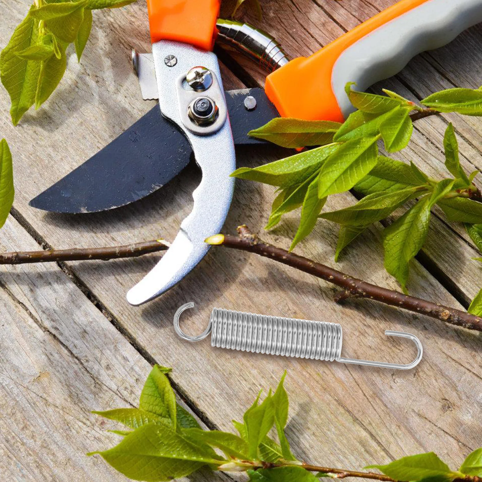 

10pcs Pruning Shears Accessories Durable Garden Tool Dual Hook Extension Spring Gardening Supplies Coil Spring Efficient