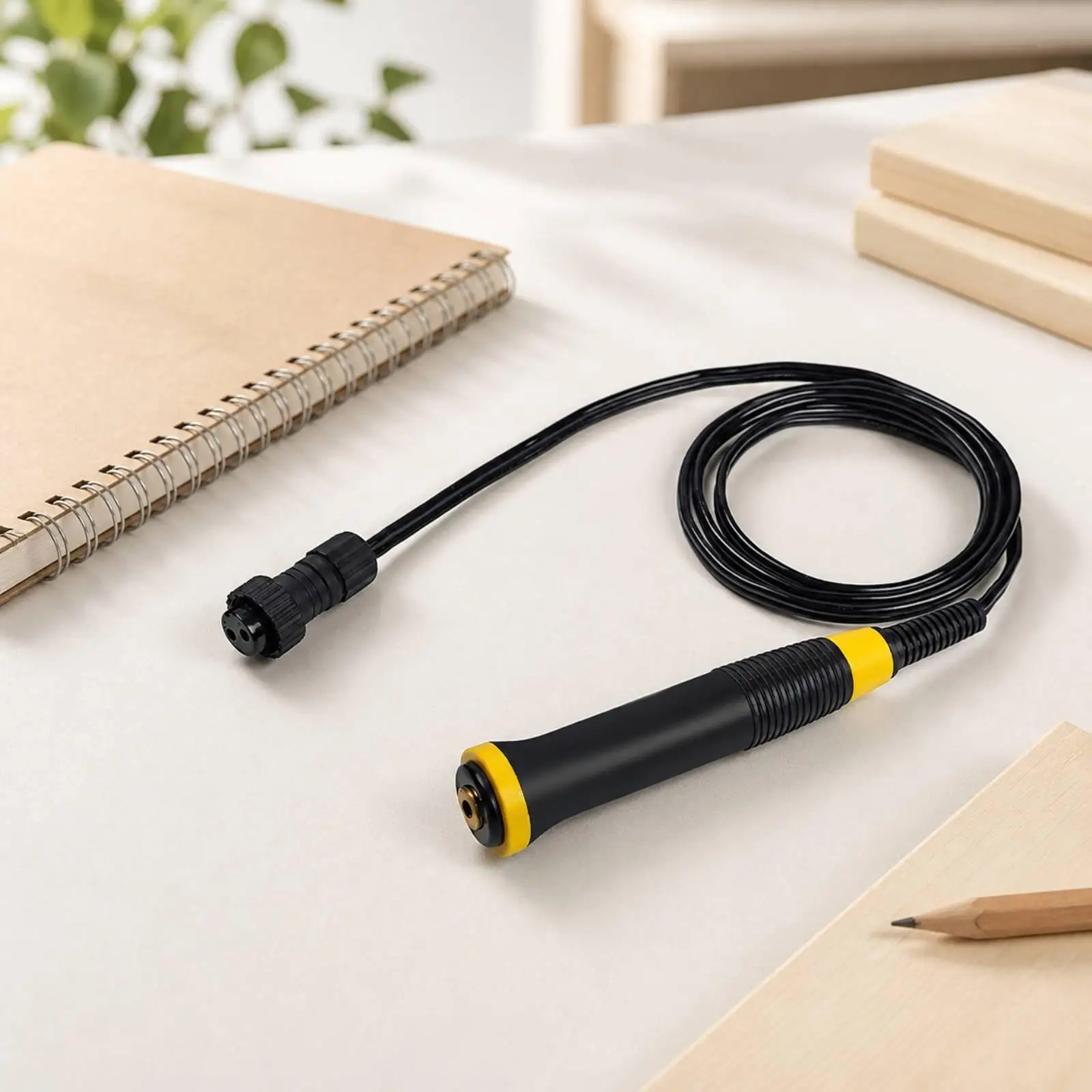Electric Fire Etching Pen Handle Inner-Heating Wood-Fired Pen Handle Anti-Slip for Hobby Crafters, Creative Projects