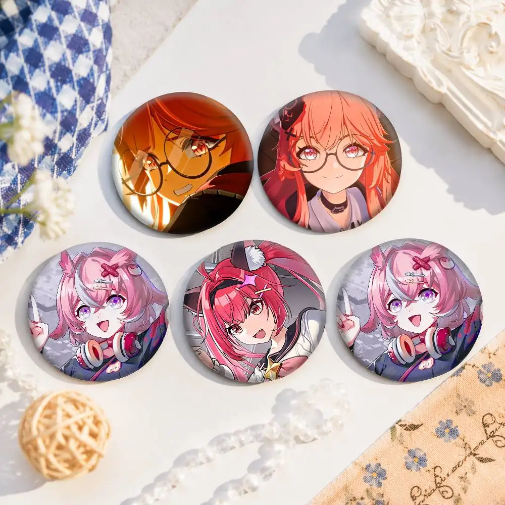 A-NTE Nanally Neverness To Everness Creative Cosplay COSTUME Badge Pin Tinplate Brooch Prop Xmas Gift Birthday Gift