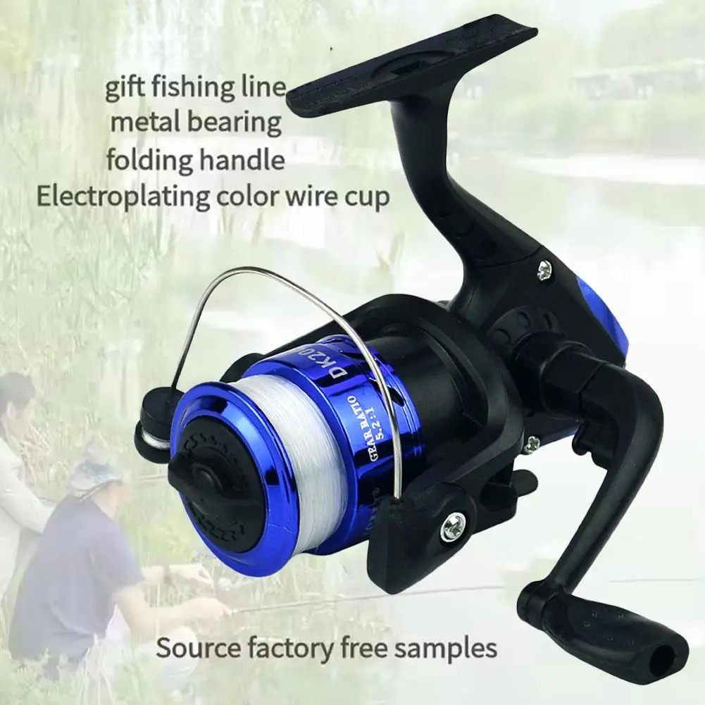 Spinning Fishing Reels 5.2:1 Wheel Plastics Ice Fishing Reel for Lure with Line Vessel Wheel Vessel Bait Casting Flying 2026 New