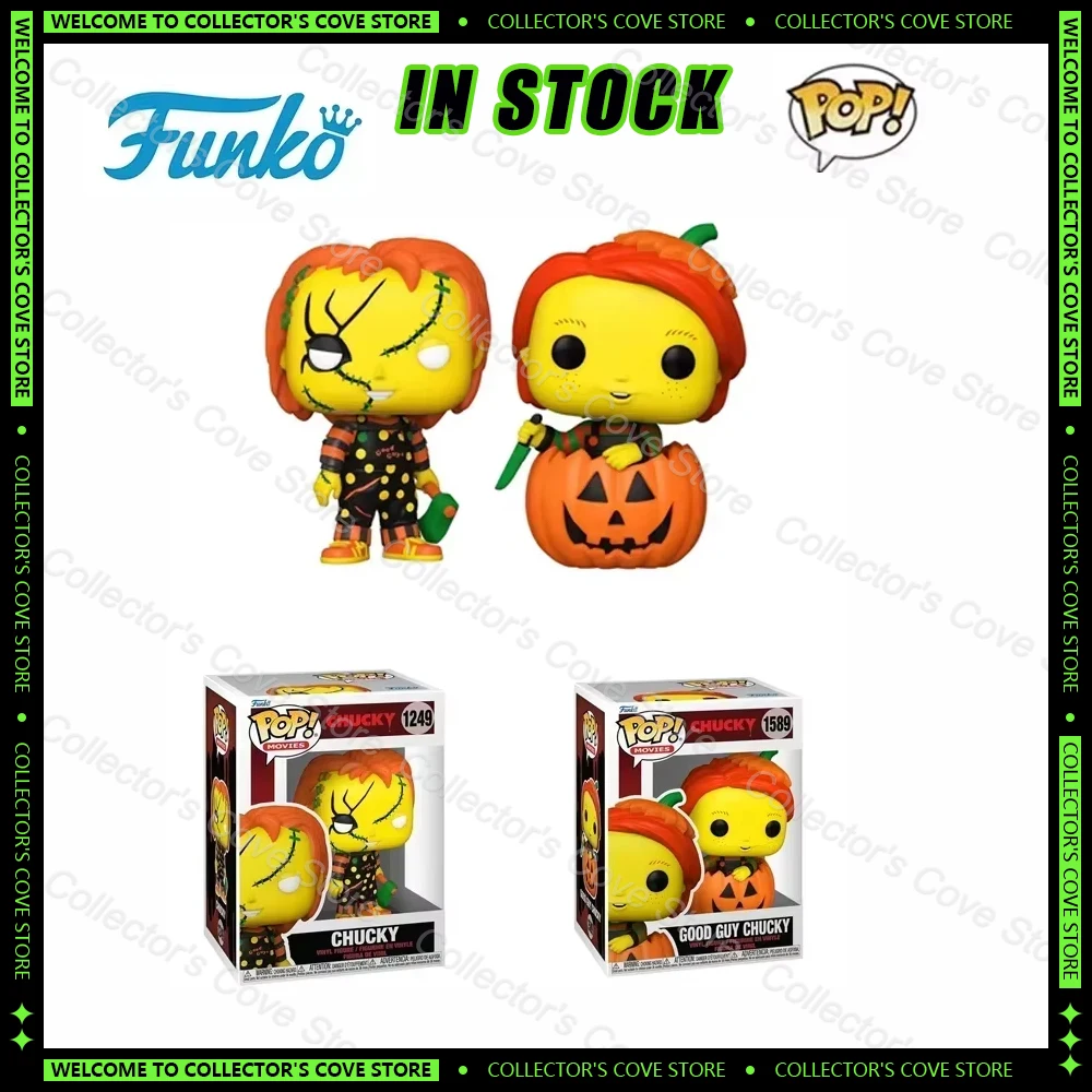 Original Funko Pop Child's Play Anime Figure Revives Halloween Chucky Vinyl GK Figurine Model Doll Deskstop Children Toys Gifts