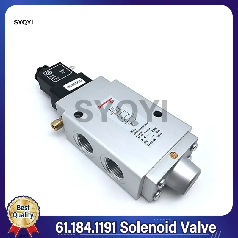 1 Piece  61.184.1191 Solenoid Valve  For Heidelberg SM102 CD102 PM52 SM74 M4.335.001 61.184.1191 Printing Machine