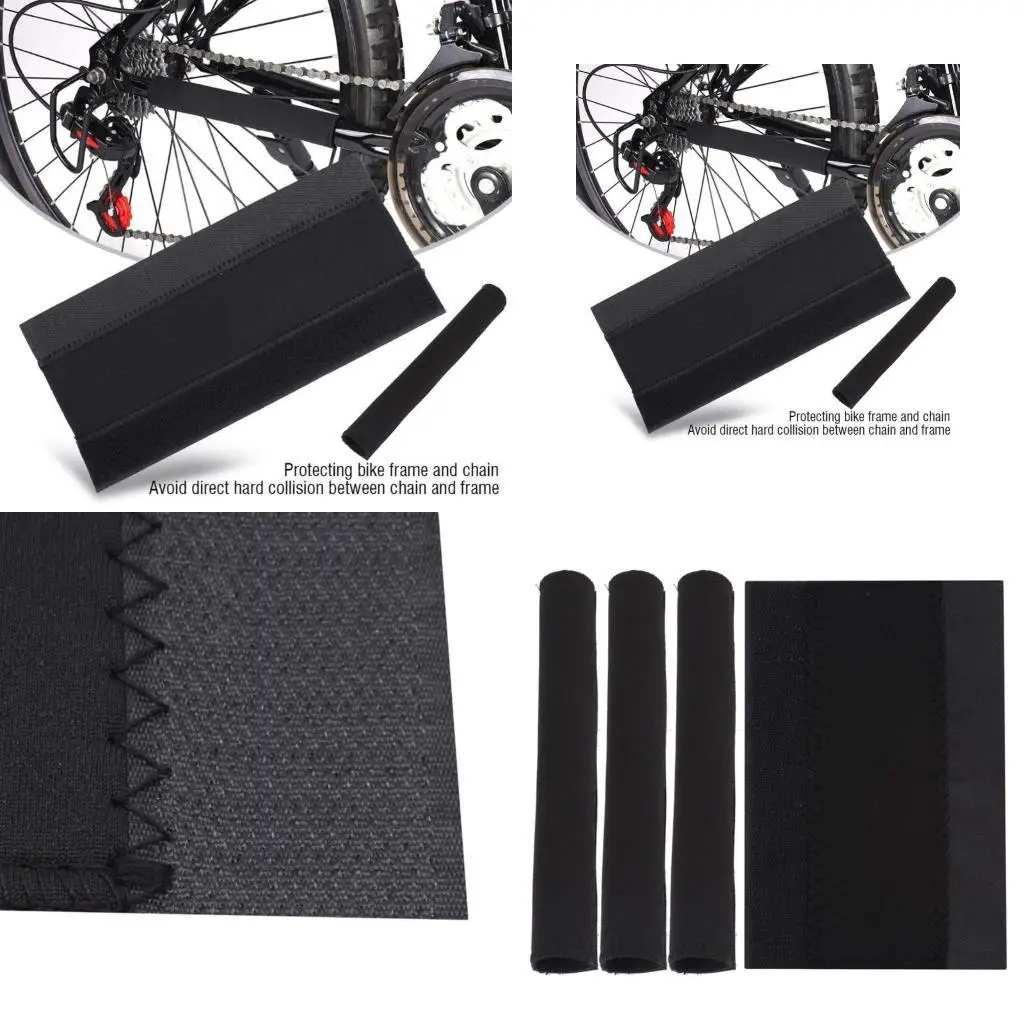 

Y1UC Cyclings Chain Care Staying Posted Bikes Frame Chain Sticker Guard Frame Chain Protectors Sticker Guard Pad Cover Wrap