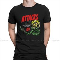 Mars Attacks Martian Girl Film Original TShirts Bubble Gum Classic Print Homme T Shirt Funny Tops 6XL