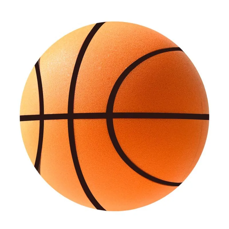 ミュートボール PU ミュートバスケットボール 家庭用屋内子供用サイレントラケット ラケット子供用ボール 弾性ボールおもちゃバスケットボール