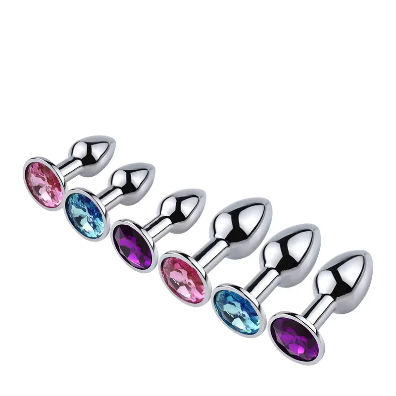 Metal stimulation, delicate silver, round backyard stimulation, mini adult products anal Bolt