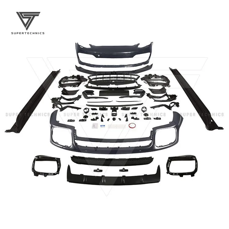 GTS Style PP Body Kits Front Rear Bumper for Porsche Panamera 971 2017-2019 Car Body Accessories
