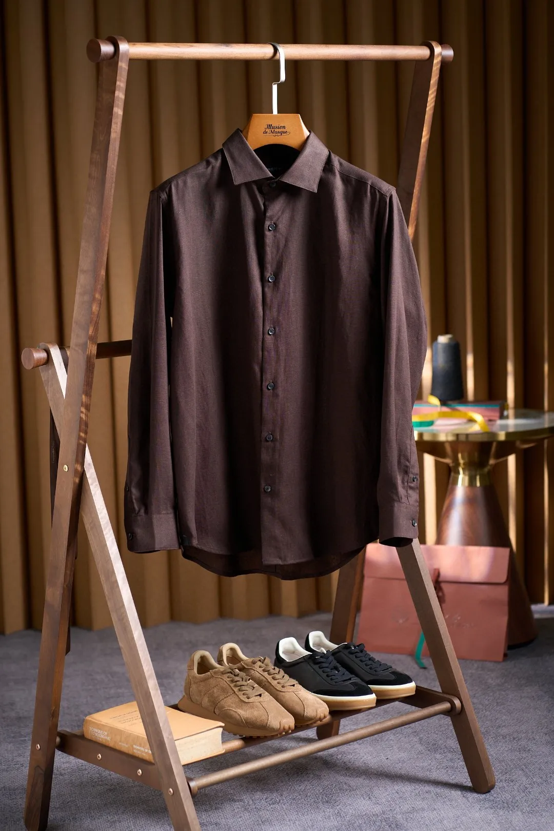 

Мужская рубашка в итальянском стиле с длинным рукавом и карманом, на пуговицах, деловой пиджак из смесового льна, весенне-летняя модная верхняя одежда