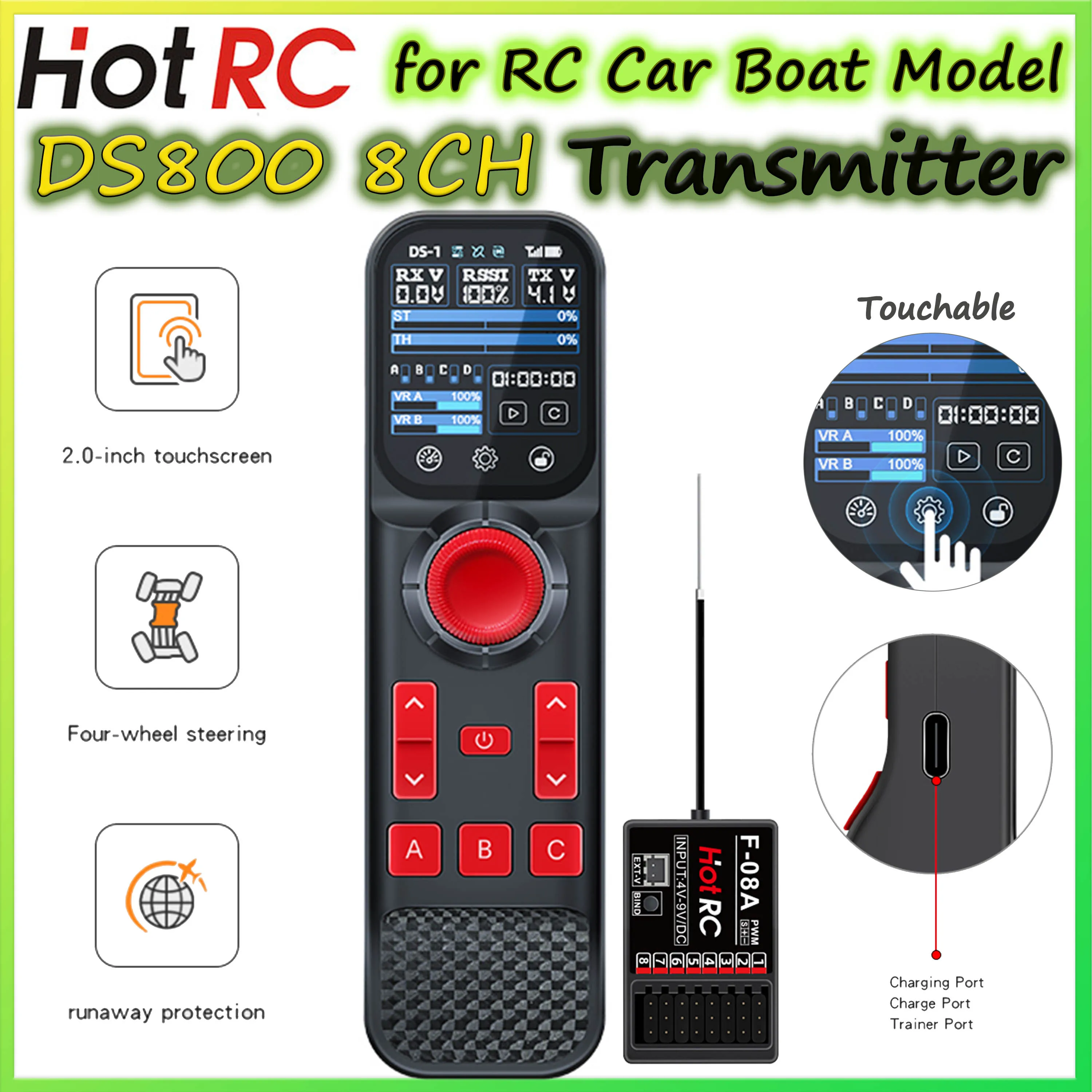 New Hotrc DS-800 8C…