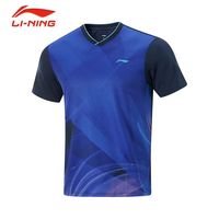 Li Ning table tennis jersey short sleeved t-shirt 2025 new unisex sportswear breathable quick drying competition training suit