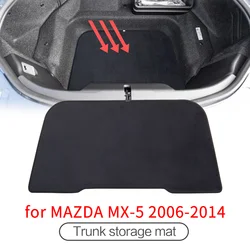 for Mazda MX-5 NC MX5 Miata Roadster 2006-2014 Flannel car tail mat trunk mat Protective Carpet