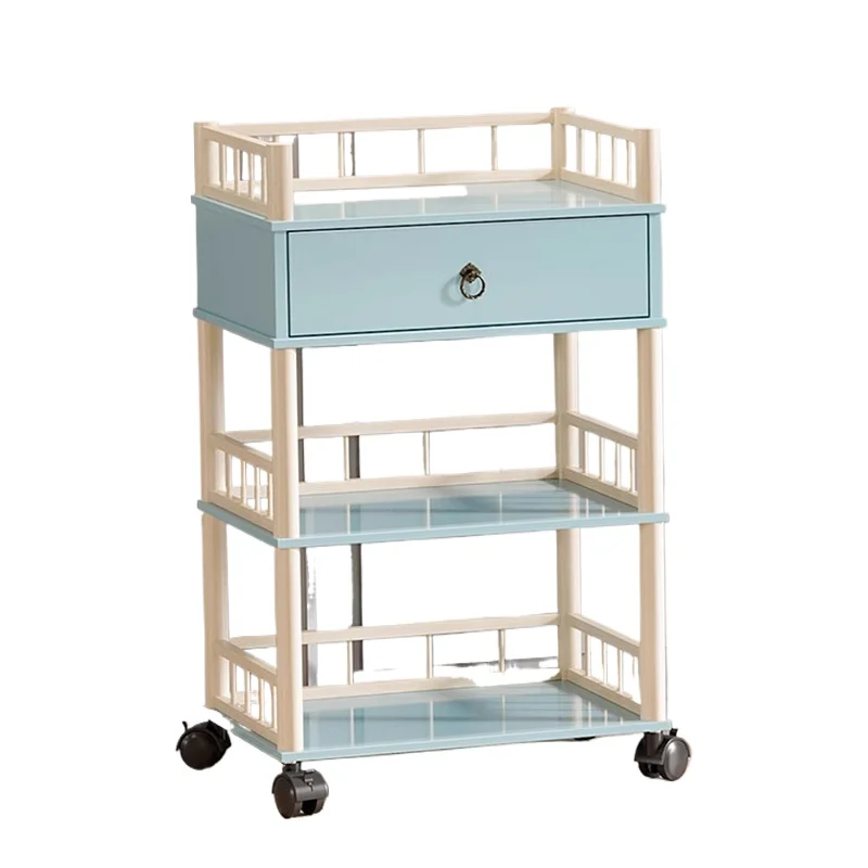 

*Utility Cart Aesthetic Roulette Storage Trolley Wheels Spa Auxiliary Barber Furniture Car Drawers Rolling Muebles Belleza Tray