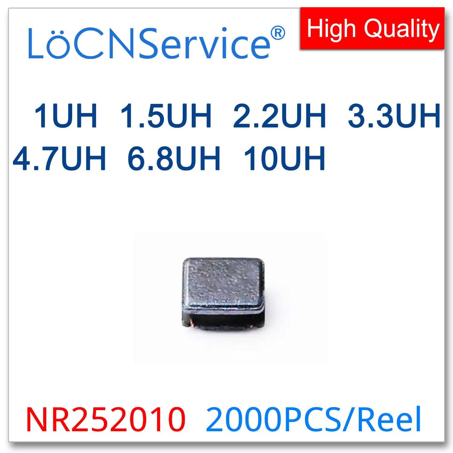 LoCNService 2000PCS NR252010 2.5*2*1.05 SMD 1UH 1.5UH 2.2UH 3.3UH 4.7UH 6.8UH 10UH SMT Shielded Power Inductors High Quality