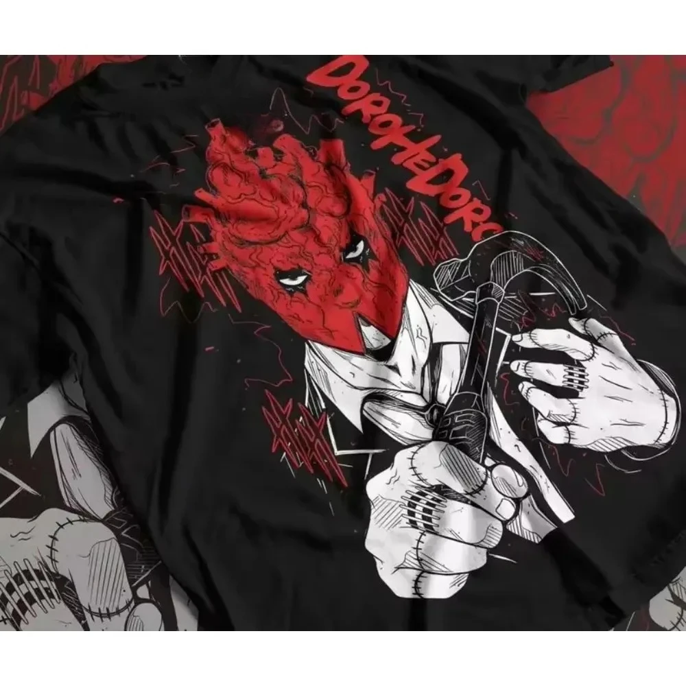 Men's Women's Cotton Short Sleeves T-shirt Welcome To Chaos Anime Manga Unisex Dorohedoro T-Shirt  Animation Peripheral Gifts