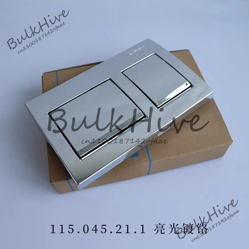 

Нажимная пластина для унитаза для Geberit Alpha 15/10, хромированная пластина с двойным смывом, пластиковая пластина с двойным смывом, детали для ванной комнаты