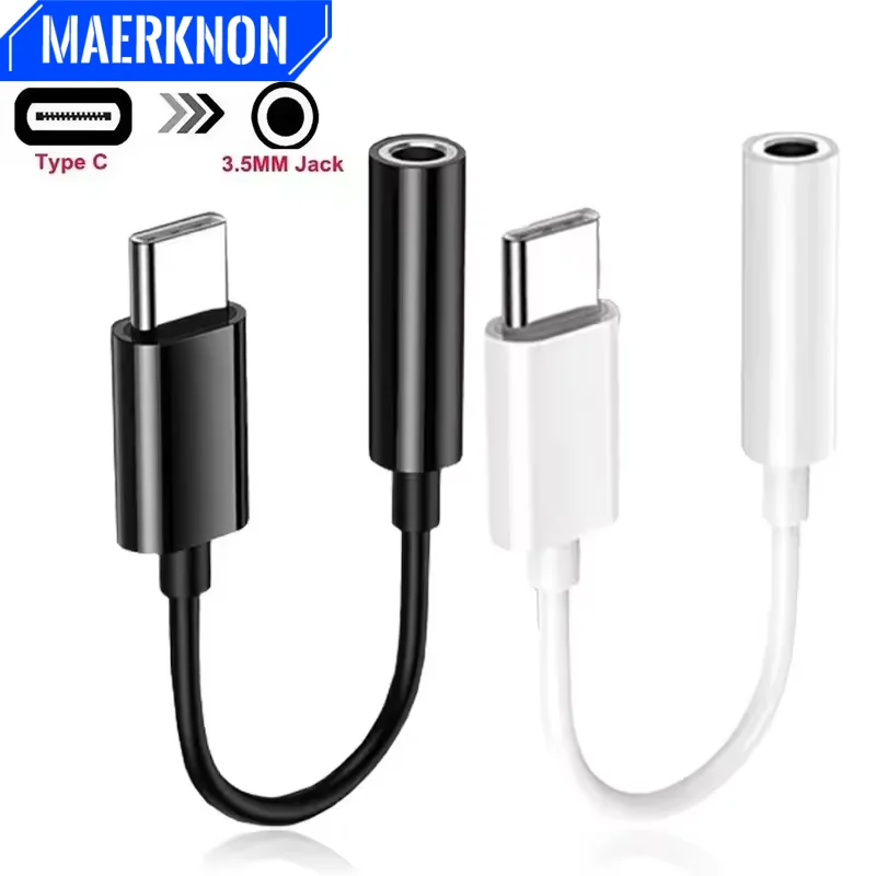 Type C Aux Jack Audio Cable 3.5mm Mobile Phone Audio Adapter PD Headphone Wire Converter For iPhone15 Samsung Galaxy Xiaomi 14