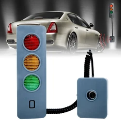 Garage Safe Light Anti Collision Auto Parking System with Three Colors Light Distance Stop Aid Adjustable Battery Operated