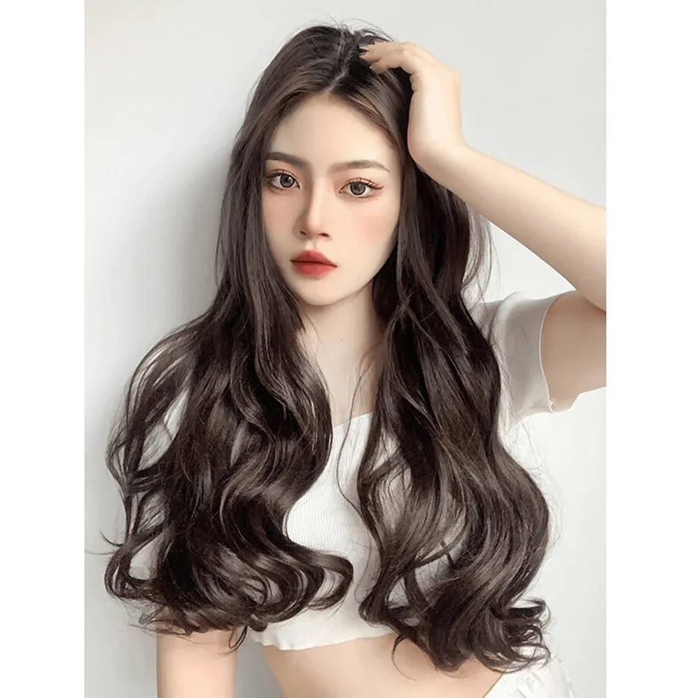 synthetic hair extensions, curls, heat-resistant fibers, wigs, and long hair patches