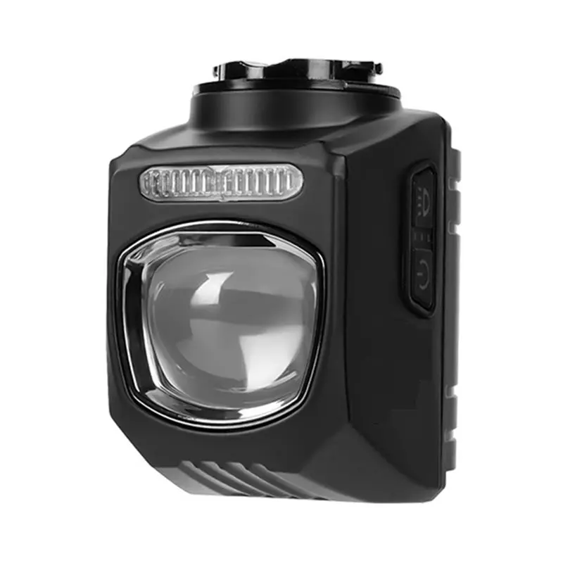 Mountain Road Bike Bicycle Light Lifting Headlight High Brightness Night Riding Illumination Black