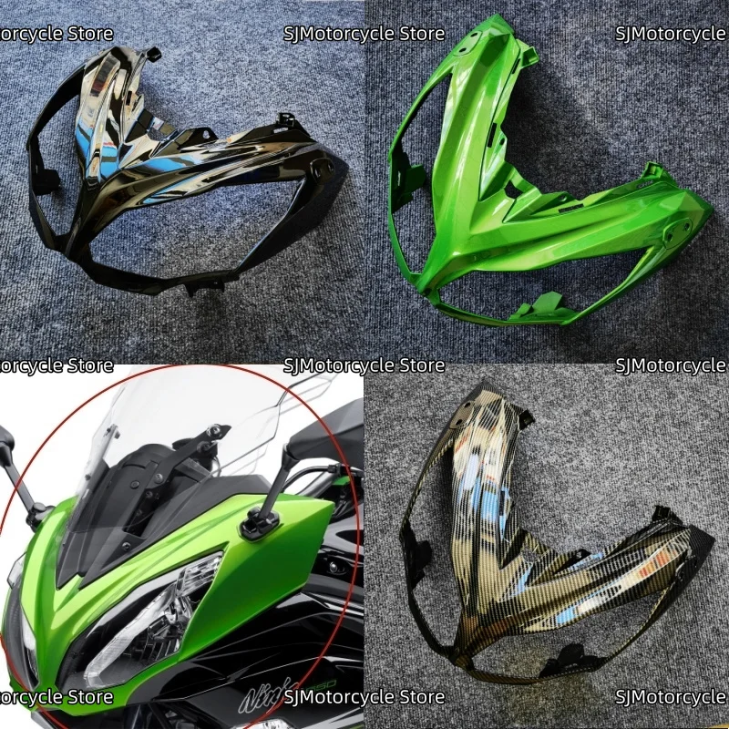 

Аксессуары для мотоциклов, передний верхний обтекатель фары, нос, подходит для Kawasaki Ninja 650 Ninja 650 ER6F ER 6F 2012 2013-2016