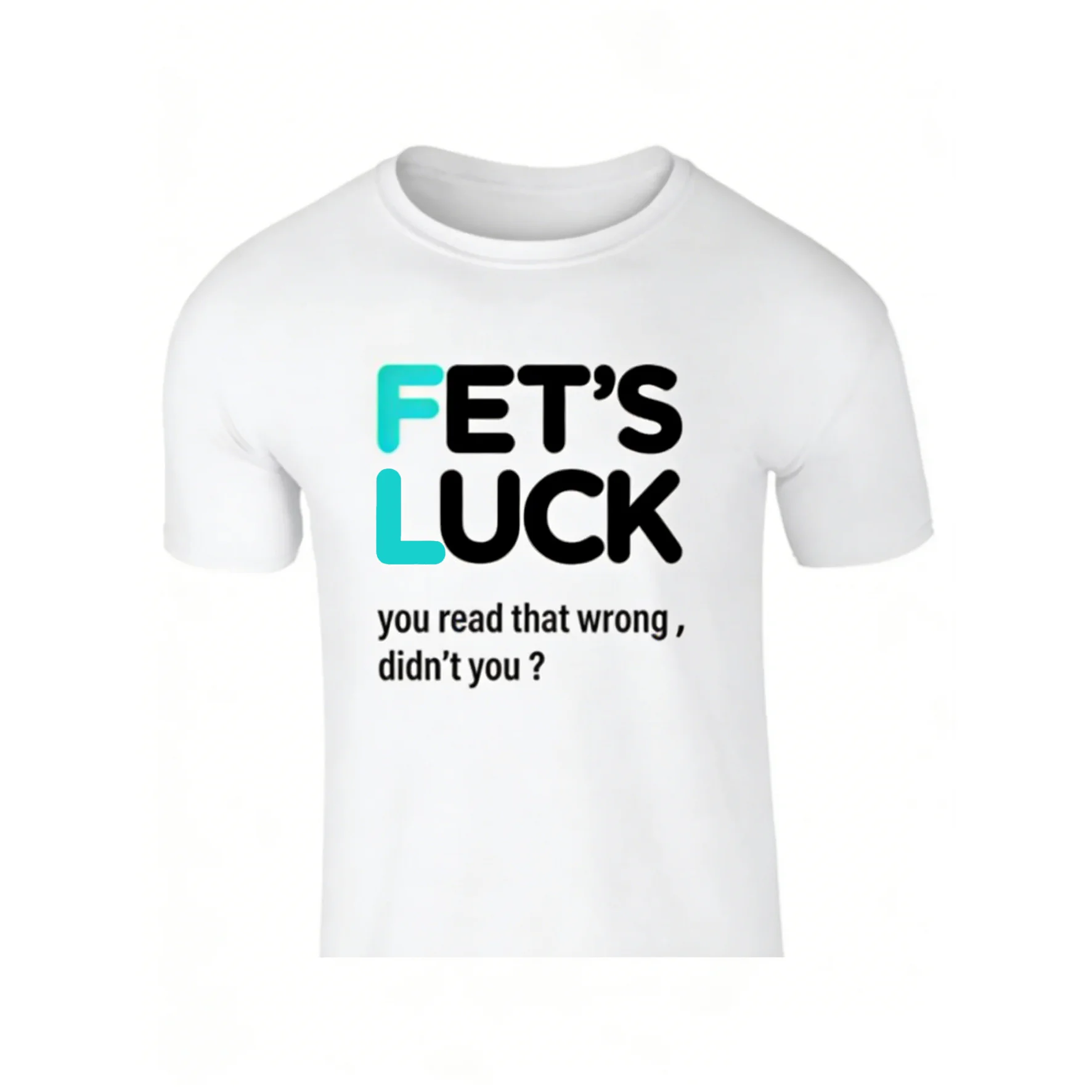Men's T-Shirts 2025 Luxury Summer 100% Cotton Fet S Luck Printing Short Sleeve Tee Basic Tee Oversized Casual Crewneck Y2K tops