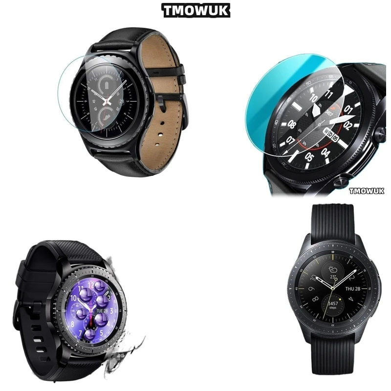 

For Samsung Gear Sport Gear 2 3 4 zero Military-Grade Tempered Glass Screen protector 9H Hardness Anti-Scratch Ultra-Thin