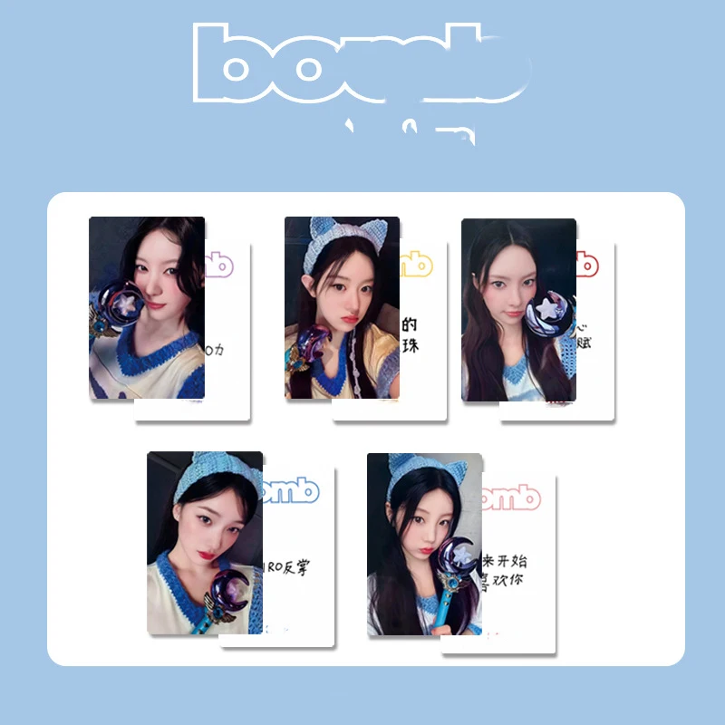 6 unids/set NMIXX álbum LOMO tarjeta adhesiva uniforme escolar tarjeta HAEWON KYUJIN LILY postal foto tarjeta chica colección regalo
