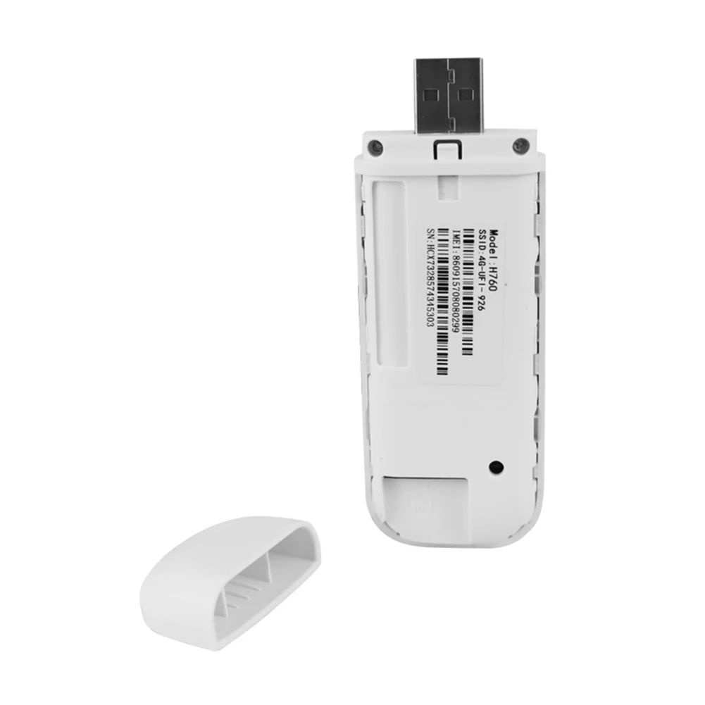 4G LTE USB Dongle 150Mbps High Speed Pocket Mobile WiFi Adapter with SIM Card Slot for Laptops Notebooks Modem Stick