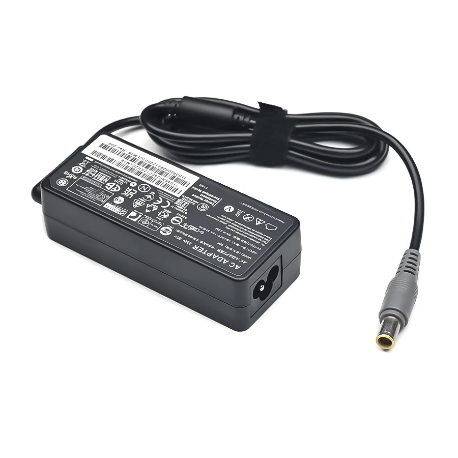 20V 3.25A 65W Charger For Lenovo Thinkpad Edge E130 E335 E430 E435 E530  SL510 T520 X120Laptop AC Adapter Power Supply Cord