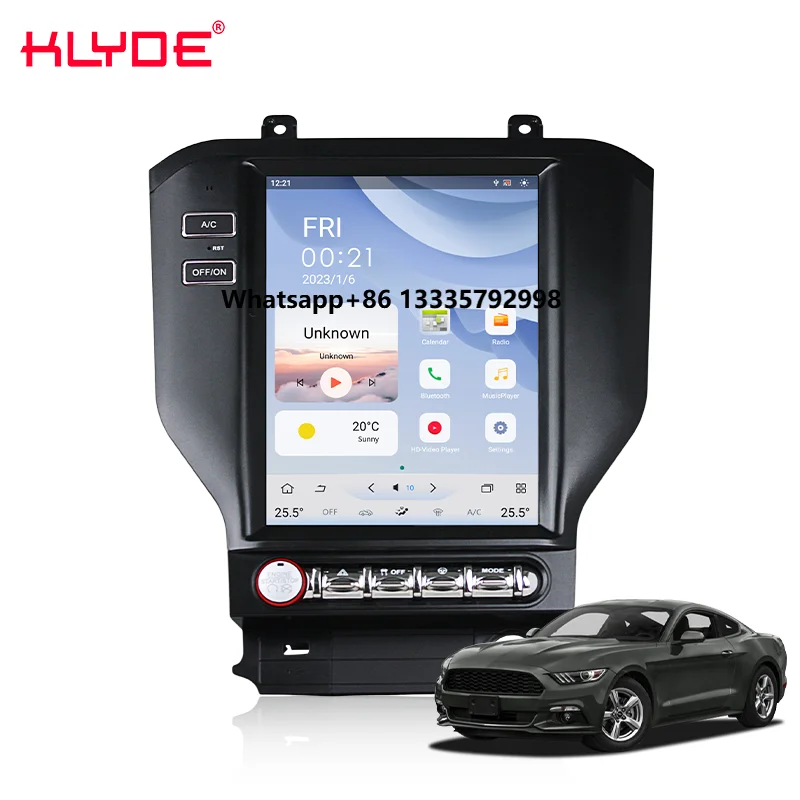 

9.7" Style Screen Android Car Radio GPS Navigation for Ford Mustang 2014-2018 Reversing Aid Car Multimedia Player