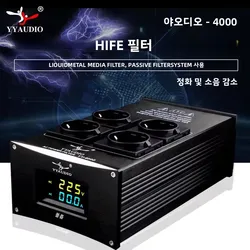 HiFi Power Filter Eu Plug Power Noise Filter Amplifier Power Conditioner EU Outlets Power Strip Purifier Audio Noise Ac Power