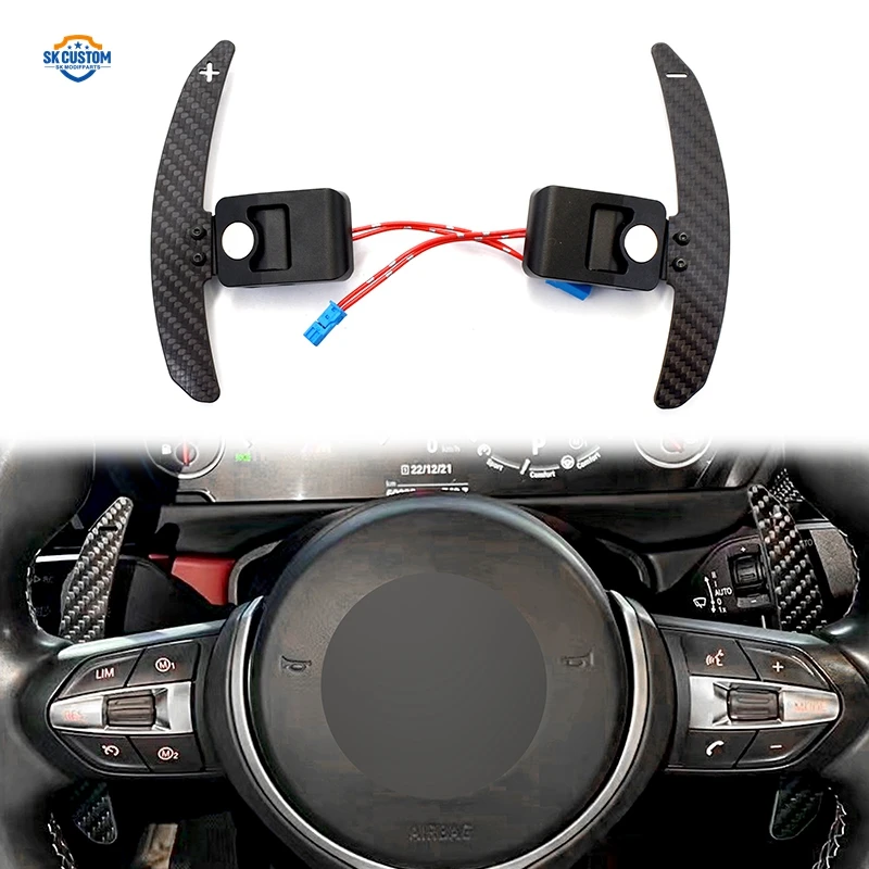 Steering Wheel Magnetic Shift Paddle for BMW F36 F21 F22 F32 F30 F02 F80 F11 F06 F20 F23 F12 F26 F15 M3 M4 Carbon Fiber Extended