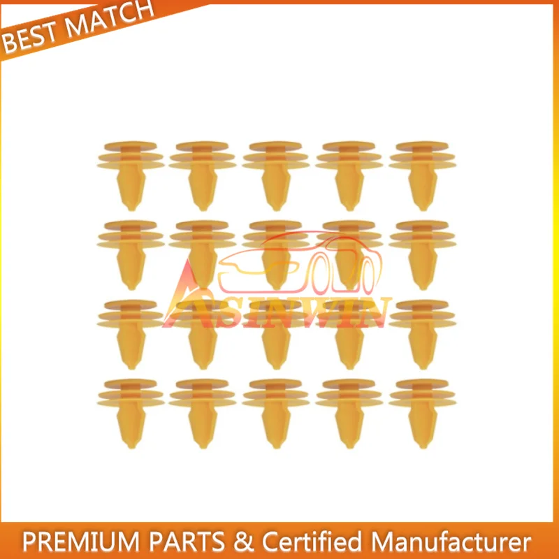 

6507686-AA 20 шт. фиксаторы дверной панели, зажимы для отделки, подходят для Jeep Grand Cherokee