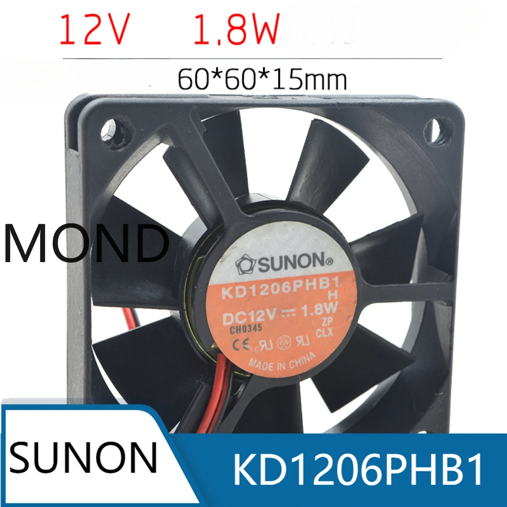 

KD1206PHB1 SUNON 6015 12V 1.8W 2-wire 6CM Server Chassis Fan