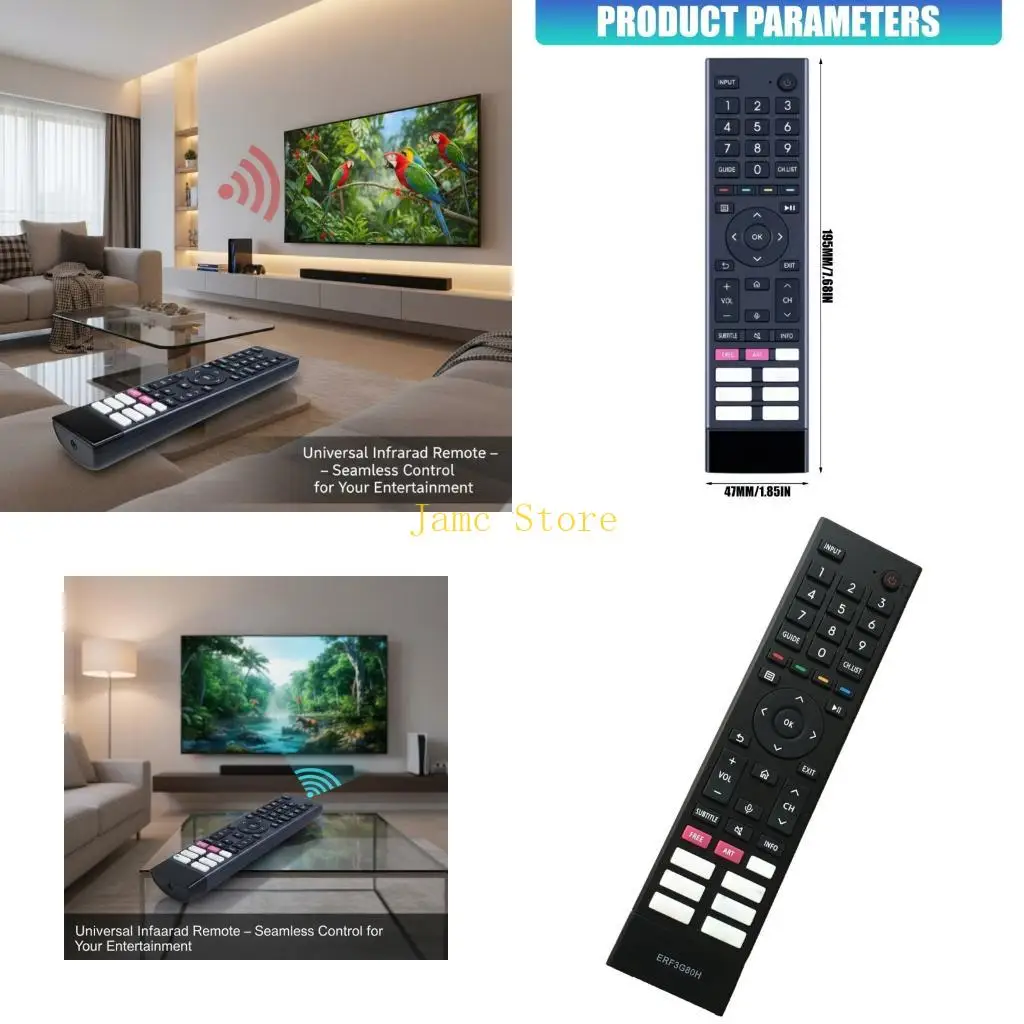 LX0B Precise Engineered Replacement Remote Quick Response for ERF3A80H ERF3F80H
