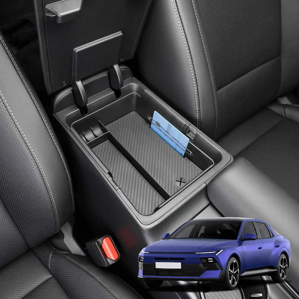 1PCS Center Console Storage Box Accessories For Hyundai Elantra CN8 Electronic Version Car Supplies LHD
