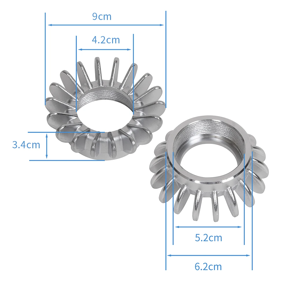 Cafe Racer R Serie For BMW R75 R80 R90 Motorcycle Accessories Exhaust Header Nut 52mm Manifold Nut