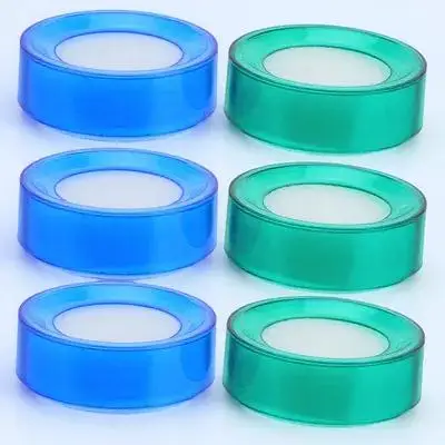 6 قطعة إسفنجة مرطبة للأصابع لعد الورق النقدية فرز البنك أداة إسفنجة مبللة مرطب للأصابع لون عشوائي