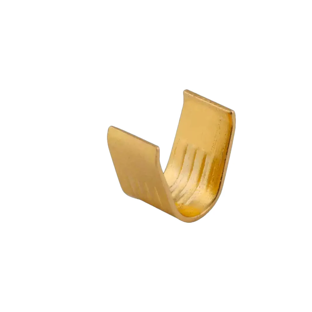 100 PCS DJ454D U-Shaped Crimping Buckle Terminals Copper Wire Joining Buckles 459 Wire-Wrapping Terminals for Electrical Wiring