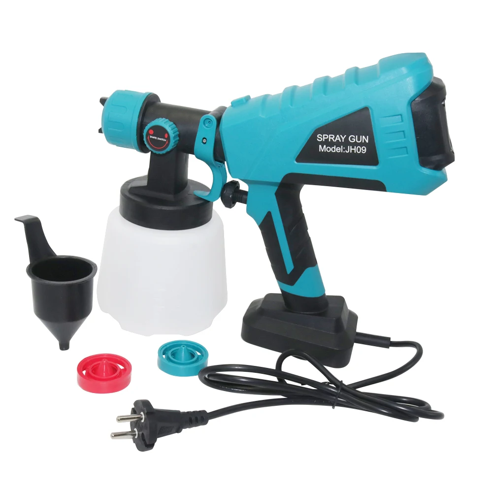 1000ml 600W Latex Paint Electric Spray Gun Portable Spray Gun 1.0mm 1.8mm 2.5mm 3 Pcs Nozzle ELIMINATE TROUBLES FOU YOU