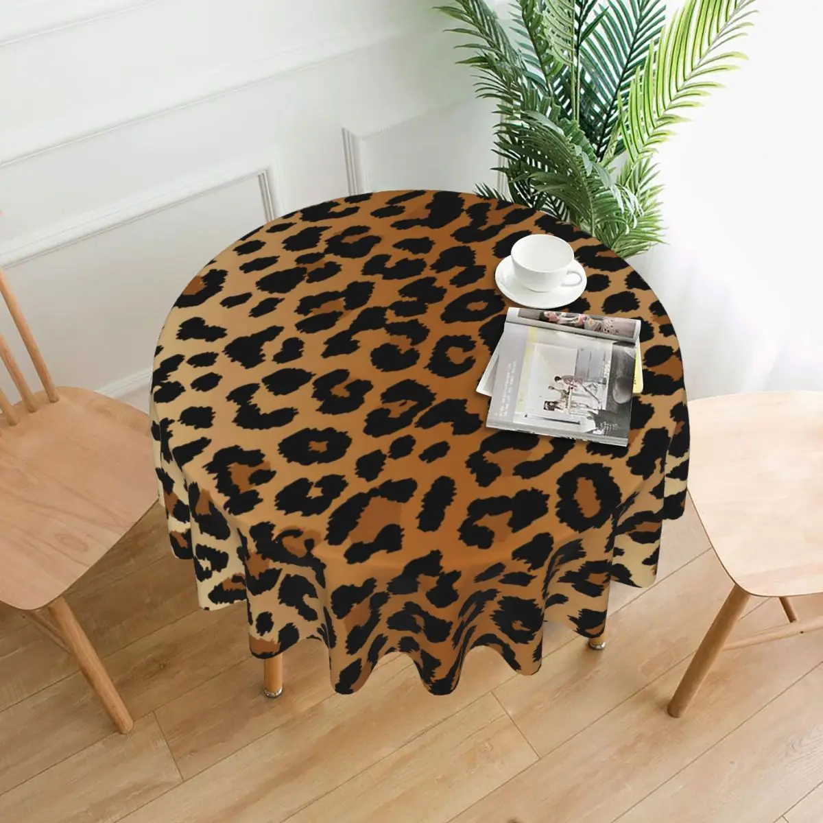 

Leopard Tablecloth Classic Animal Spots Print Wholesale Washable Table Cover Living Room Custom Protector Polyester Table Cloth