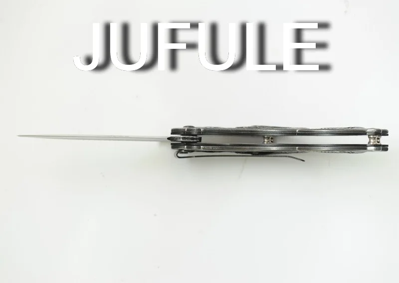 JUFULE 3 kolor czarny/Jade/czerwony G10 uchwyt składany nóż Flipper kieszonka taktyczna Survival Camping polowanie narzędzie Outdoor narzędzie EDC